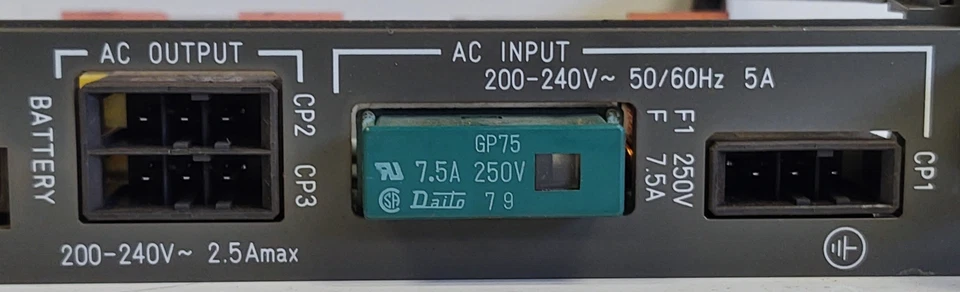 Fuente de alimentación PLC GE A16B-1212-0871 Foto 3 de 4