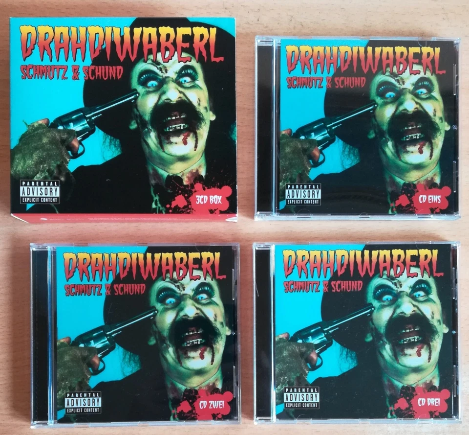 DRAHDIWABERL (Falco) - rare 3-CD-Box "SCHMUTZ & SCHUND" !!! - Bild 3 von 3