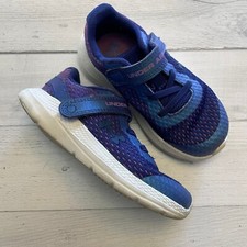 Under armour girls purple athletic shoes size 7