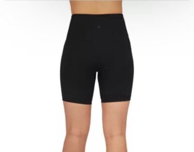 Yogalicious Lux High Waist Squat Proof Black 7” Inseam Biker Short