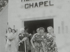 8mm Film Camp Merrill 1950s Home Movie Fullerton Nebraska Chapel Grounds Women