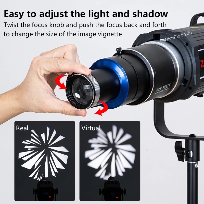 ZSYB LG-80 Pro Concentrator Conical Snoot Spotlight Art Effects