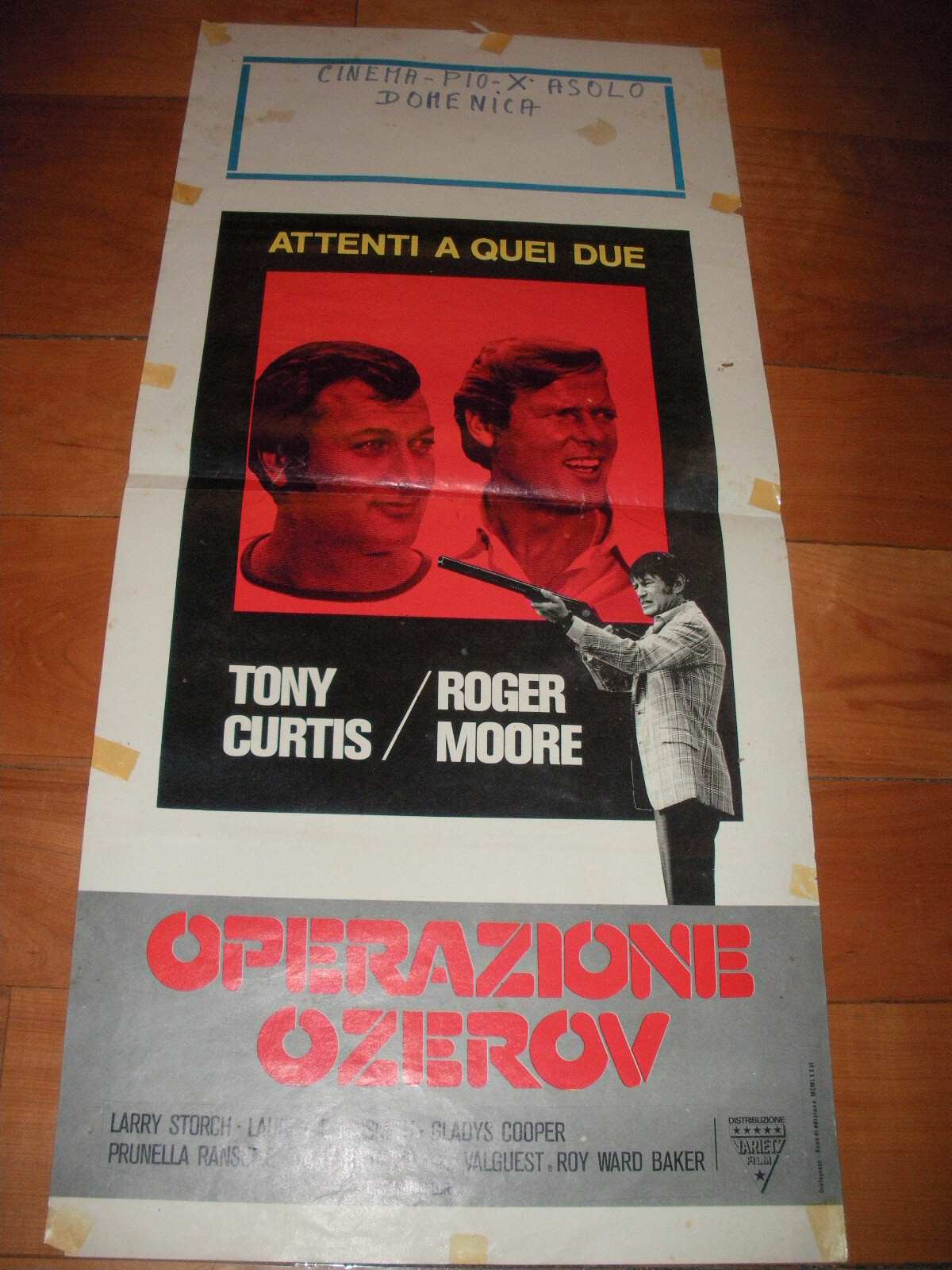 Locandina originale film The Persuader (1957) - Regia di Dick Ross