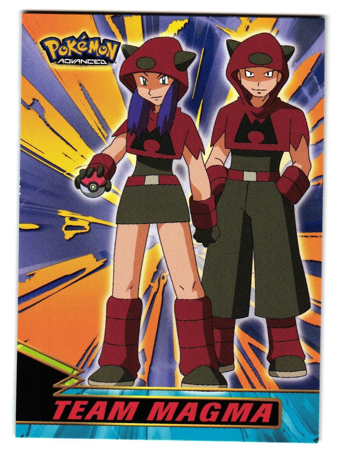 Team Magma #6 Pokemon Topps Advanced 2003 Near Mint NM