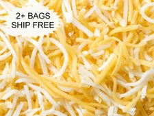 COMBO CHEDDAR/JACK SHREDDED CHEESE FREEZE DRIED-BUY 2 BAGS GET FREE SHIPPING!