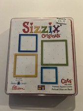 SIZZIX Original RED Dies Excellent Used Condition CUTS with Case