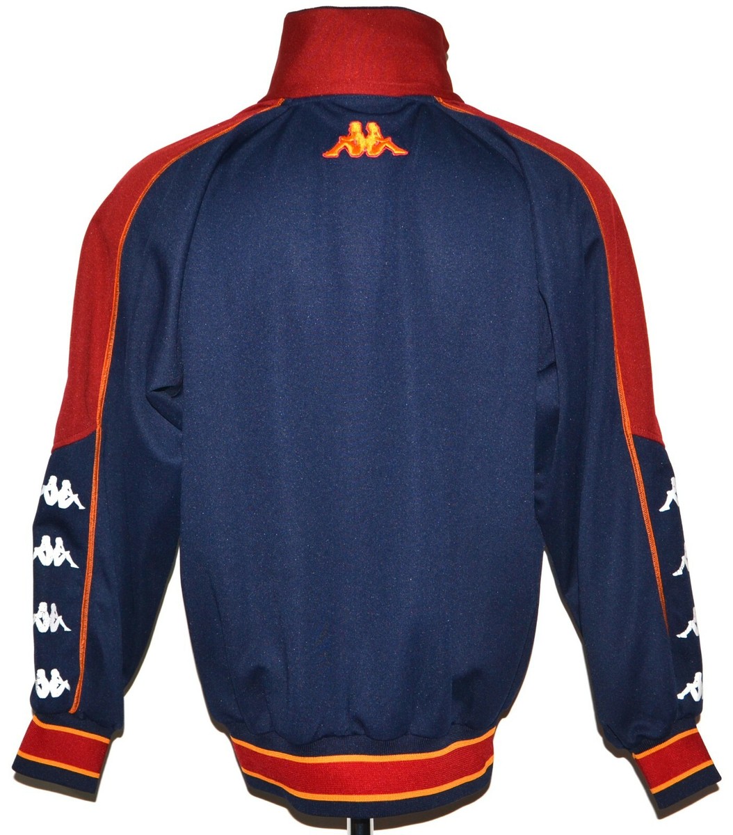 AS ROMA ITALY 2000/2001 TRAINING FOOTBALL 1/2 ZIP JACKET KAPPA