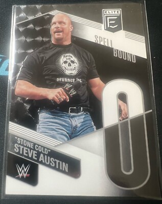 2023 Elite WWE Stone Cold Steve Austin Spell Bound Black 1/1    O   1 of 1  