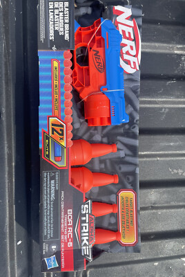 New Nerf Alpha Strike BOA RC-6 Blaster Gun and Targeting Set + 12 Elite Darts