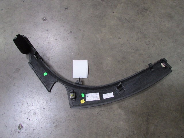 Lamborghini Gallardo, LH, Left Dash Trim Panel, Black, Used, P/N 400858345B