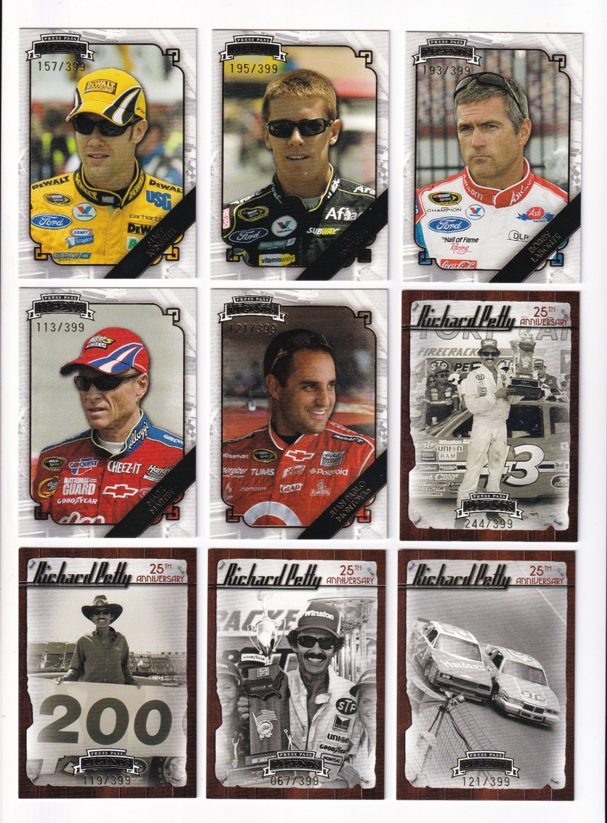 2009 Legends NUMBERED GOLD PARALLEL #67 Richard Petty #119/399