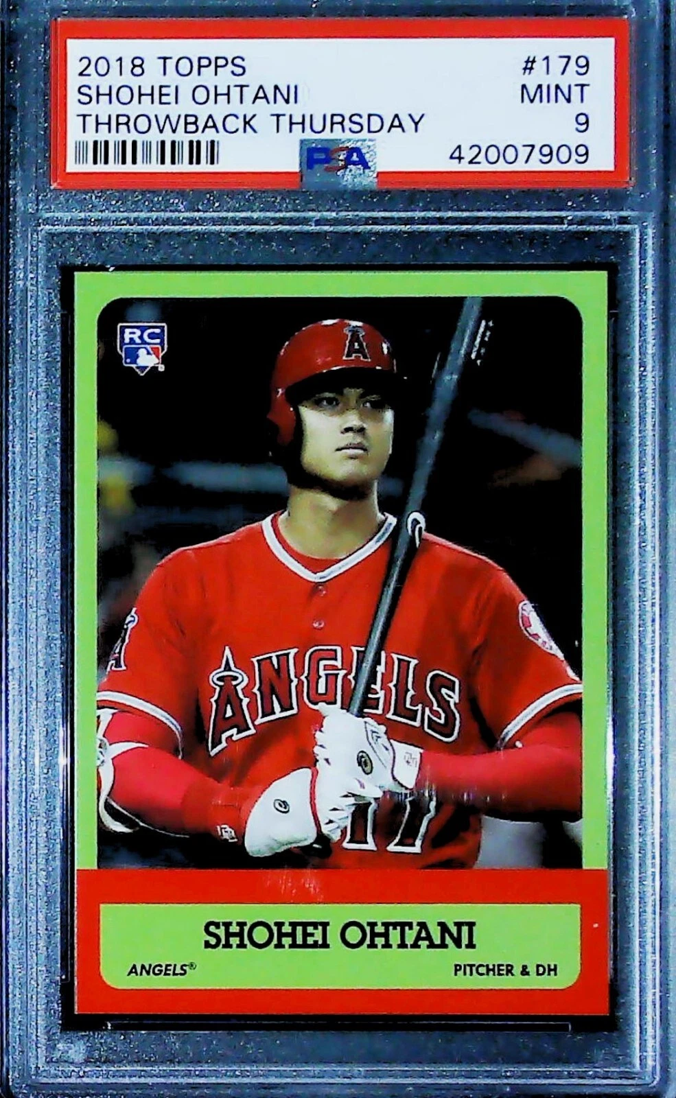Shohei Ohtani trading card