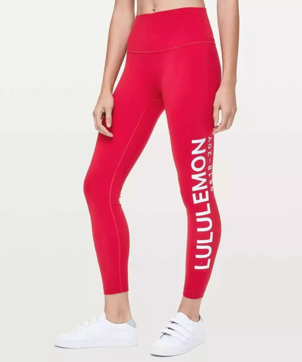 Lululemon 4 Wunder Under Leggings Hi-Rise 7/8 Limited Edition 20y