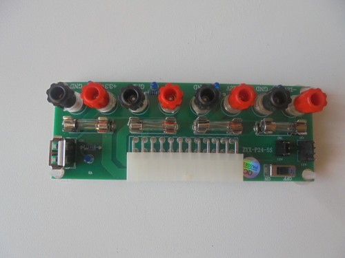 ATX 20/24 - Pins ATX Benchtop PC Power Breakout Module Adapter with USB 5V - - 第 6/10 張圖片