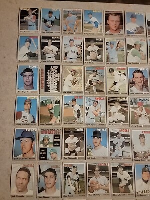 1970 Topps Baseball Your Choice