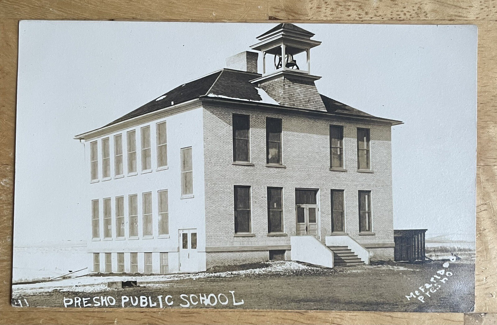 1909 McFarland RPPC Public School At Presho, South Dakota GoWork