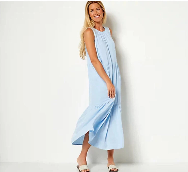 blue felt dress Outfit: Late Summer Dress