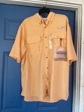 NWT Magellan Outdoors Men's Fishing Shirt, Short Sleeve Button-Down Sz L