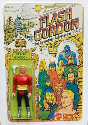 **Restoration** Vintage Mattel 1979 Flash Gordon 3 3/4 Action Figure MOC