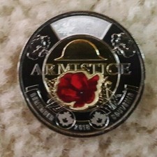 2018 $2 armistice uncirculated coin from mint roll
