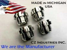 AN20, 20 AN MALE BILLET 6061T6 ALUMINUM WELD ON / WELD IN FITTING BUNG QTY:4