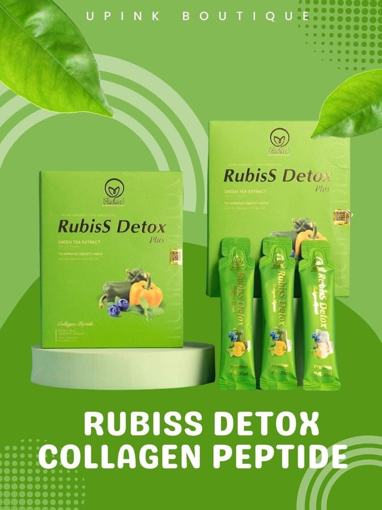 Rubiss Detox Plus FREE Detox Fresh Collagen. New- Exp 08/2026