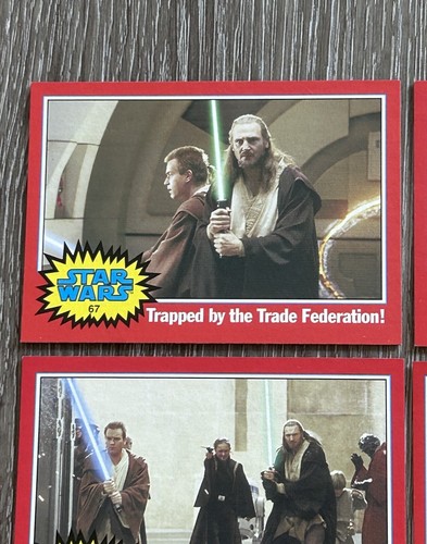 Star Wars Red Cards 2004 Topps Heritage Lot of 10 - Afbeelding 12 van 24
