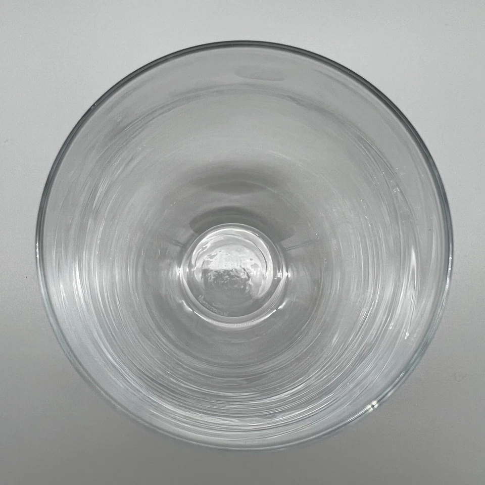 Precioso colibrí grabado láser copa de vino sin tallo cristal Ravenscroft usado en excelente estado Foto 3 de 4