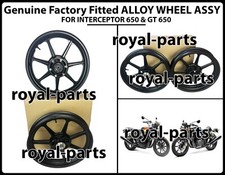 Company Fitted "Alloy Wheel Pair" Fit For Royal Enfield Interceptor 650 & GT 650