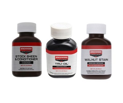 Birchwood Casey Tru-Oil with Stock Sheen and Walnut Stain