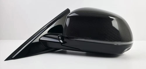 BMW X6 G06 M-SPORT 2021 LEFT PASSENGER SIDE WING MIRROR CARBON FIBRE CAMERA OEM