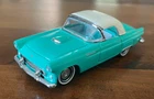 VINTAGE DINKY 1955 FORD THUNDERBIRD 1:43 AQUA/WHITE TOP MATCHBOX