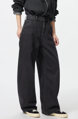 UNIQLO Jersey Barrel Silhouette Jeans High Quality Materials NEW XS-4XL