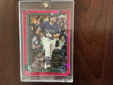 2025 Topps Chrome Update Sapphire Edition - Cal Raleigh 1/1 Padparascha