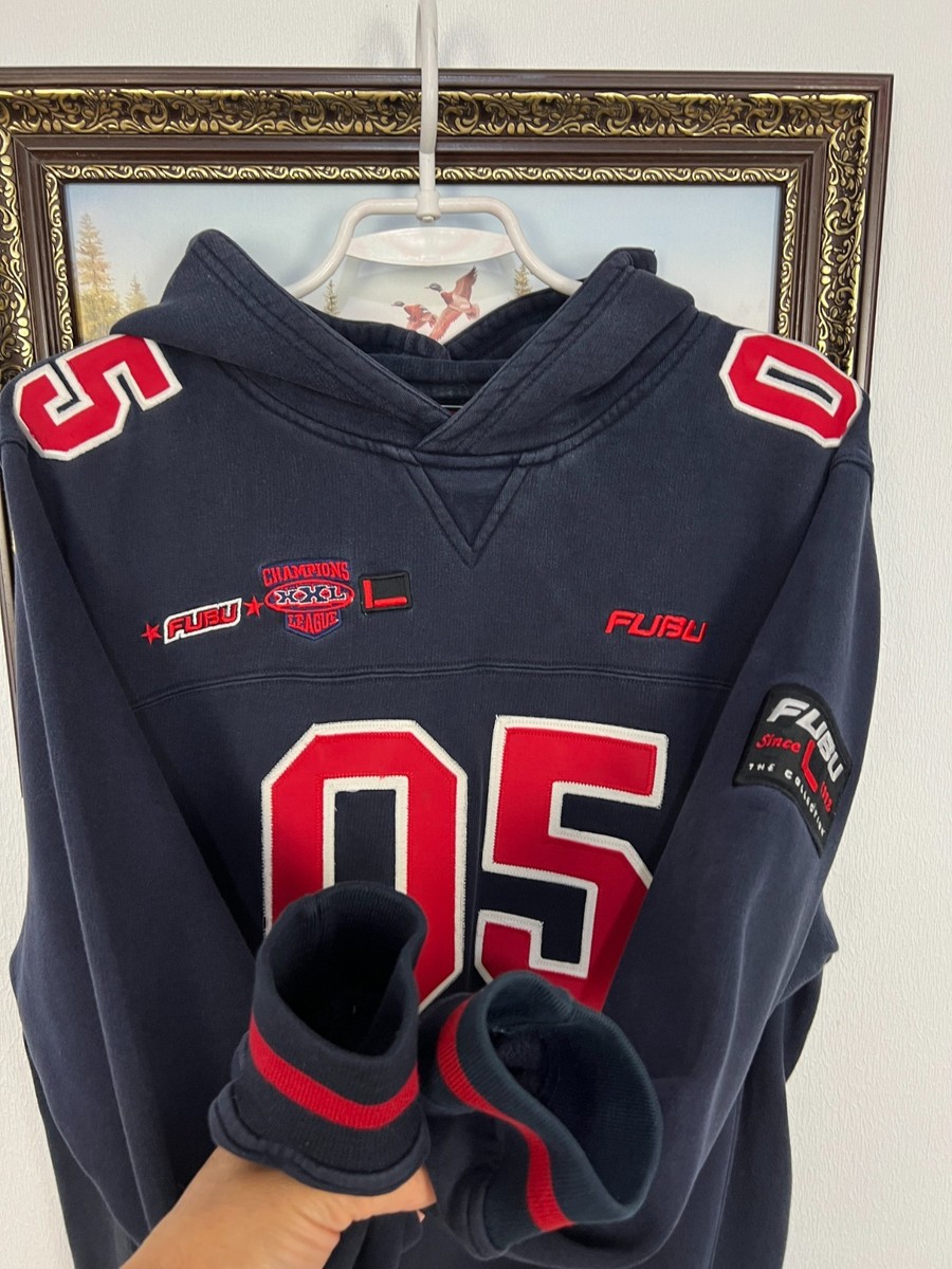 Vintage FUBU 05 Rap Hip Hop Hoodie Mens Jacket Rare Hype Big Logo