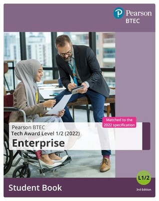 BTEC Tech Award Level 1/2 2022 Enterprise Student Book - Andy Redfern - PBK - Ne