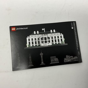 Lego Architecture MANUAL ONLY The White House 21006