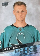 2020-21 Upper Deck Extended Series Young Guns #715 Josef Korenar - Rookie Card
