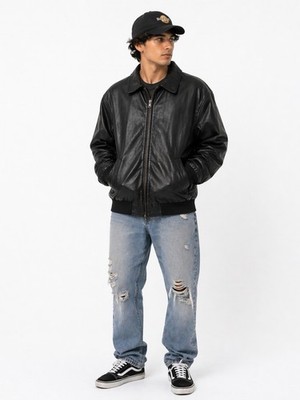 Men's XL Bomber Jacket Hard Rock Cafe Save The Planet CHICAGO