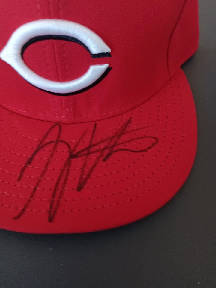 Joey Votto Signed Baseball Cap Cincinnati Reds All Star Hat 7 1/2 AUTOGRAPH - Image 2 of 4