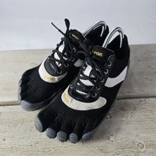 VIBRAM Five Fingers Bikila Barefoot Running Shoes Size US 7.5-8 Black White