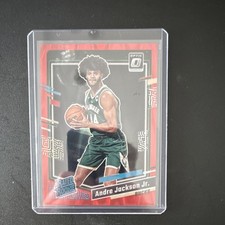 Panini 2023-24 Donruss Optic Rated Rookie Andre Jackson Jr. #249 Red Seismic Pr…