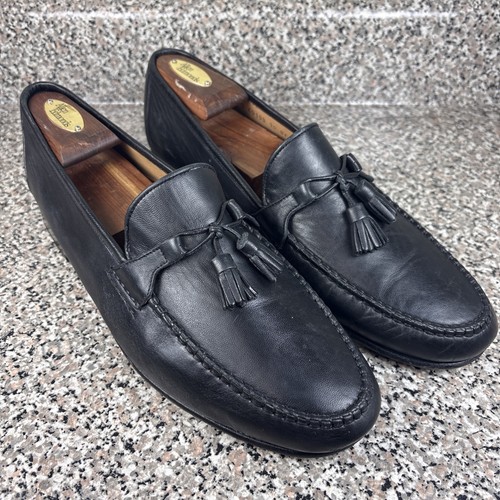 Allen Edmonds Urbino schwarz Quaste Halbschuh hergestellt in Italien elegant/freizeit Herren 11,5 sehr guter Zustand - Bild 4 von 24