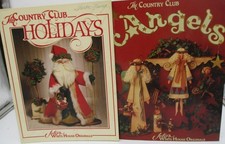 Lot Country Club Christmas Holidays Santa Angels Tole Folk Art Painting Patterns