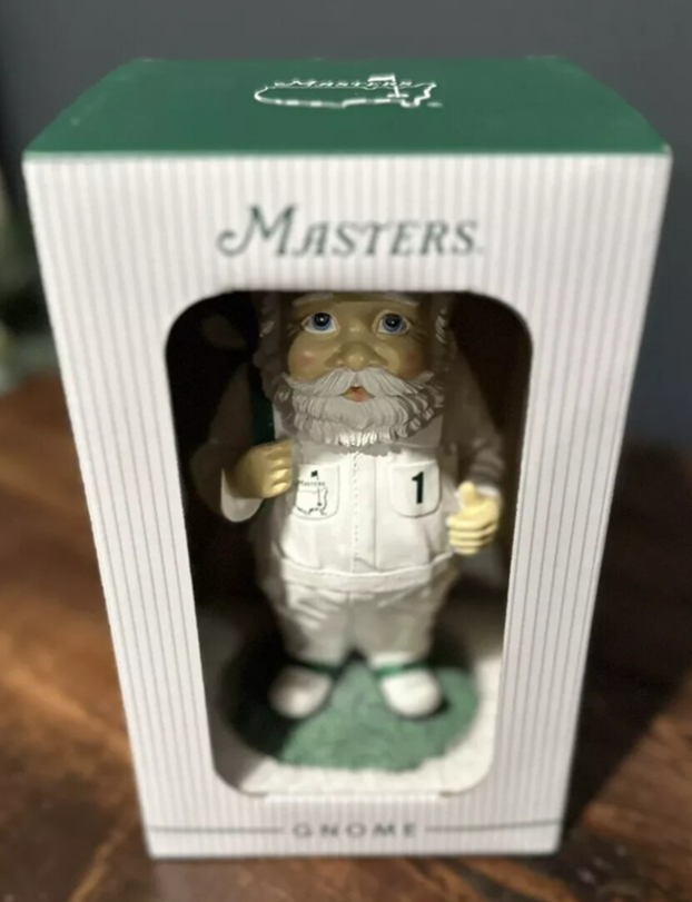 Master Gnome For Sale Figurine Gnome (Nain De Jardin) PGA LARGE MASTERS 2025 - Édition Rory McIlroy Grand Chelem - NEUVE En Boîte Race For Glory
