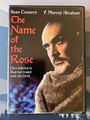 The Name of the Rose (DVD, 1986 Film) Sean Connery - F. Murray Abraham