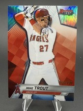 2025 Bowman's Best Mike Trout Blue Refractor 56/150 Angels
