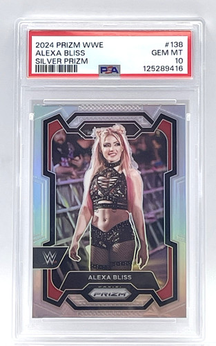 ALEXA BLISS - 2024 PANINI PRIZM WWE - SILVER PRIZM - PSA 10 GEM MINT