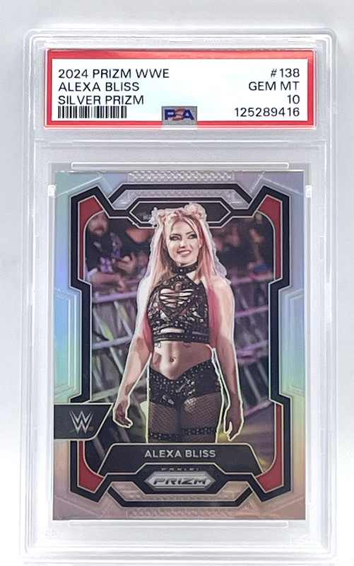 ALEXA BLISS - 2024 PANINI PRIZM WWE - SILVER PRIZM - PSA 10 GEM MINT