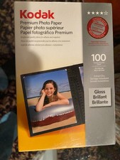 Kodak Premium 4x6" Photo Paper Gloss 100 Sheets Instant Dry NEW